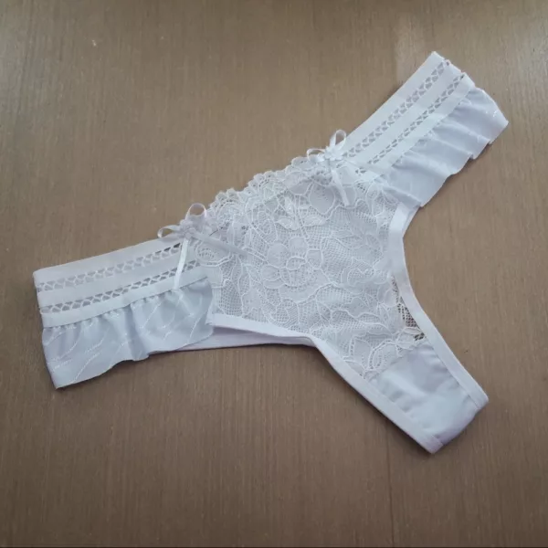 Calcinha Tanga Fio Renda Frontal - Imagem 6