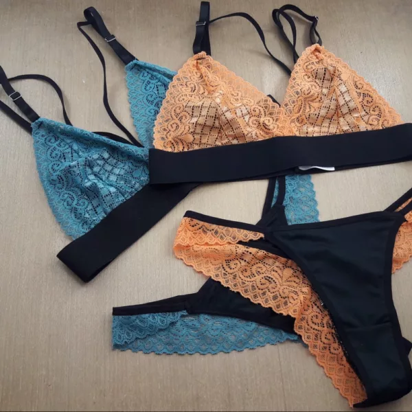 Conjunto sem Bojo em Renda Mayra - Imagem 6