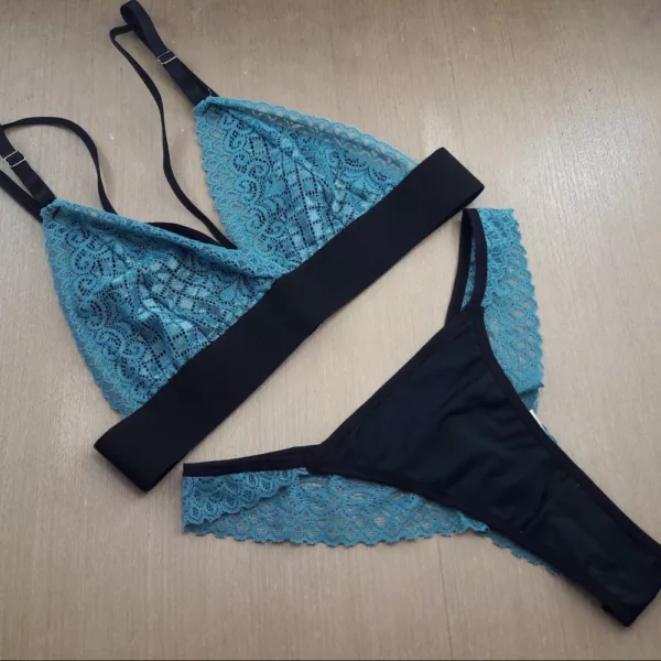 Conjunto sem Bojo em Renda Mayra - Imagem 7