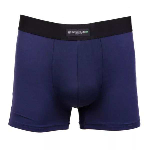 Cueca Boxer cós Largo Poliéster Lisa
