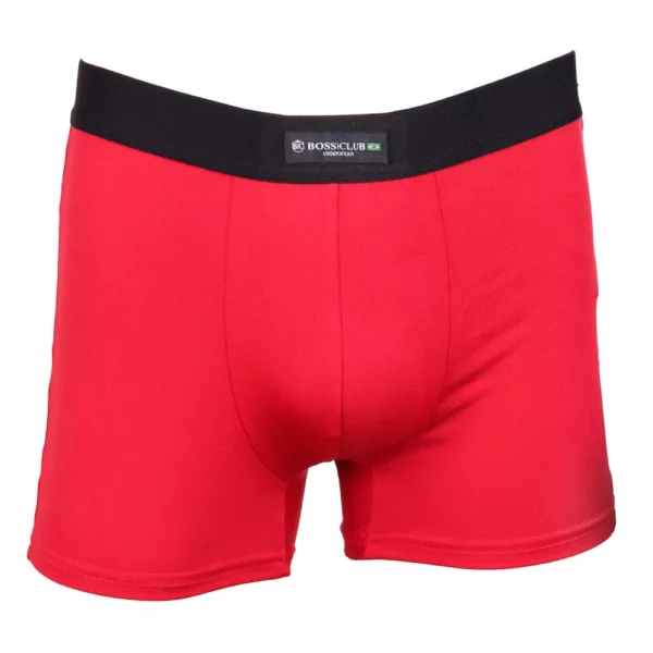 Cueca Boxer cós Largo Poliéster Lisa - Imagem 7