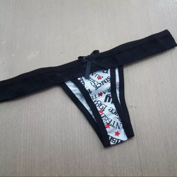 Calcinha Tanga Fio em Micro Estampada Fernanda - Imagem 4