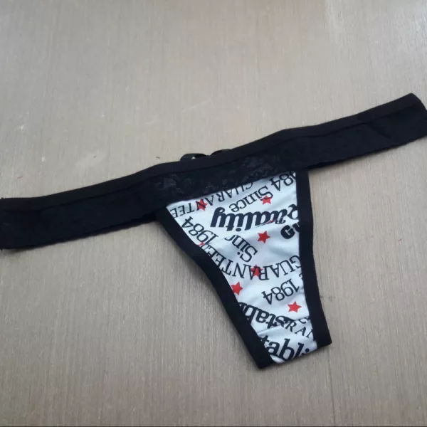 Calcinha Tanga Fio em Micro Estampada Fernanda - Imagem 5