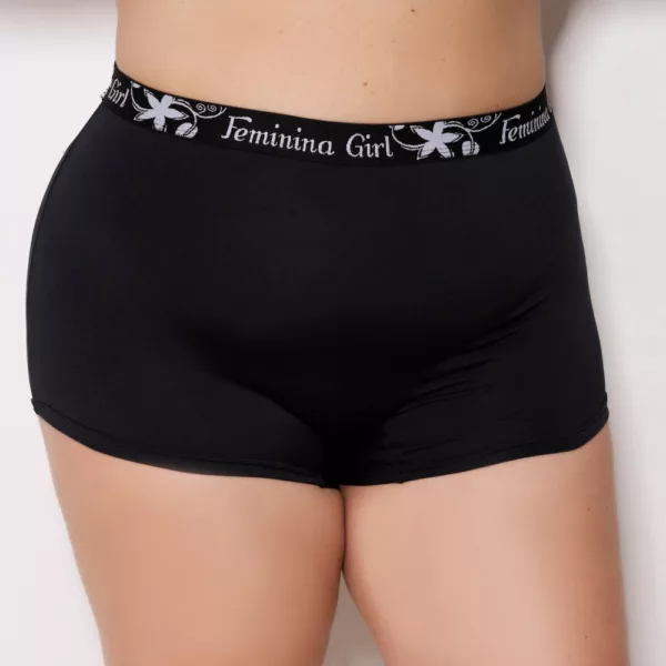 Calcinha Boxer Feminina Plus Size