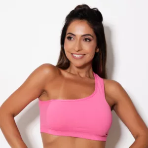 Top Fitness Assimétrico Alta Elasticidade e Conforto