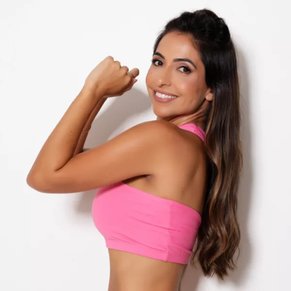 Top Fitness Assimétrico Alta Elasticidade e Conforto - Imagem 2
