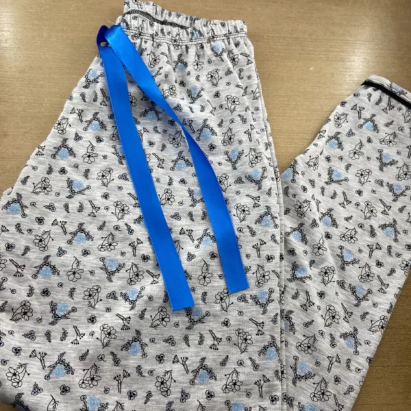 Pijama Longo Adulto Calça Estampada - Imagem 8