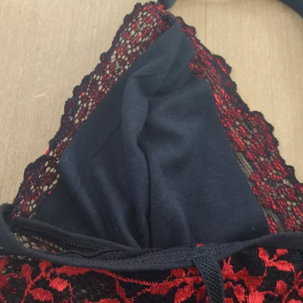 Camisola Suede e Renda Floral - Imagem 6