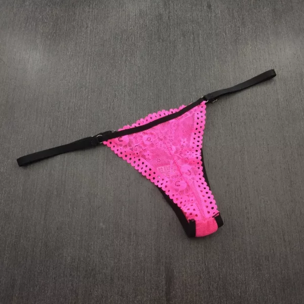 Tanga Sensual Conforto e Renda Bicolor - Imagem 5