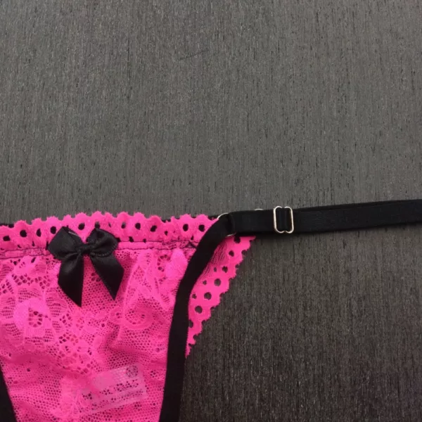 Tanga Sensual Conforto e Renda Bicolor - Imagem 7