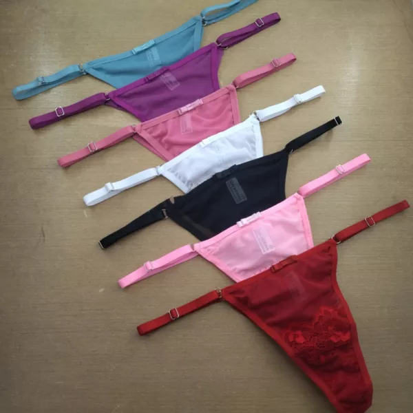 Tanga Fio Tule Regulagem - Imagem 3