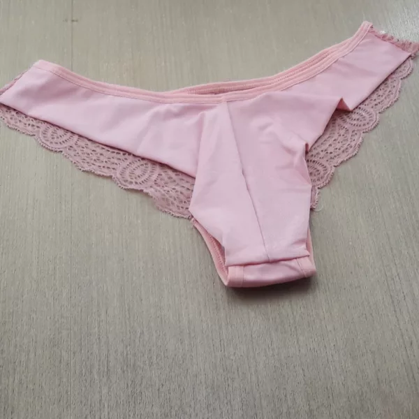 Tanga em Fio Duplo com Renda Tita