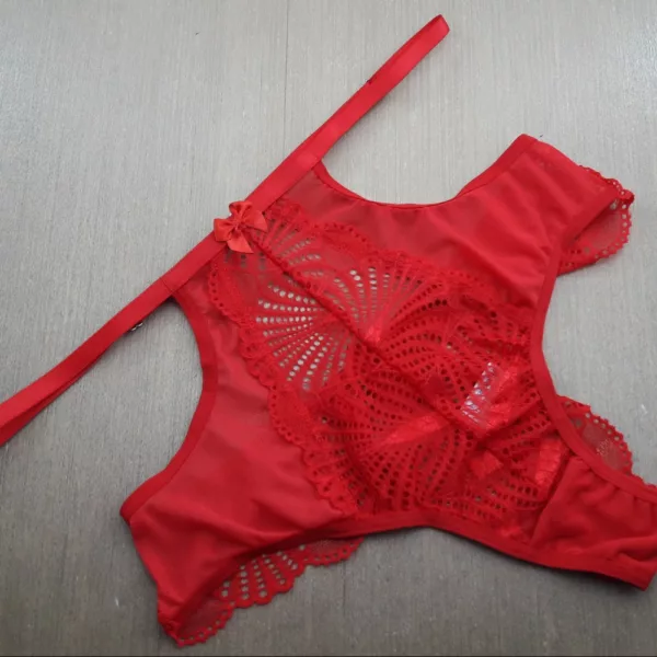 Calcinha Tanga em Tule Hot Pant Travessa - Imagem 7
