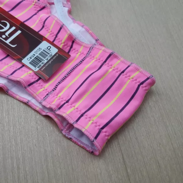 Calcinha em Micro Lisa e Estampada Babado - Imagem 6