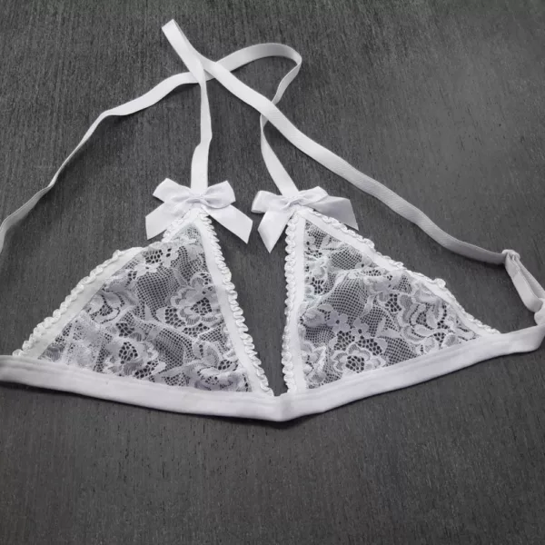 Conjunto Sexy em Renda Noiva Apaixonada - Imagem 4