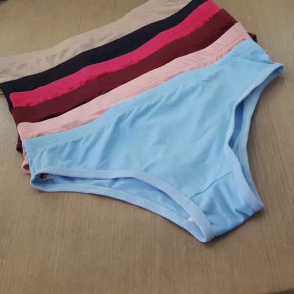 Calcinha Tanga Conforto Microfibra Lisa - Imagem 5
