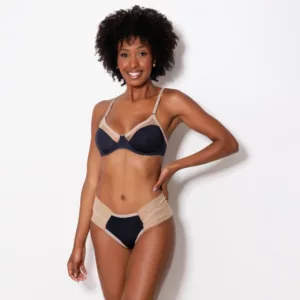 Conjunto sem Bojo Micro Lisa e Tule