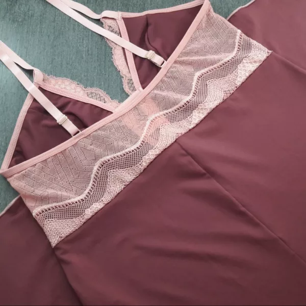 Camisola Longa em Microfibra - Imagem 5