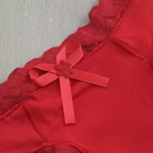 Calcinha Tanga com Elástico Rendado Revelação - Imagem 6
