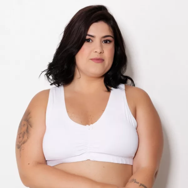 Top Sutiã Pluz Size com Bojo Removível - Imagem 3