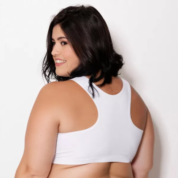 Top Sutiã Pluz Size com Bojo Removível - Imagem 4