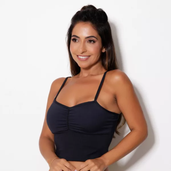 Top Esportivo FlexFit em Poliamida