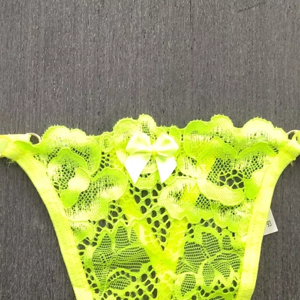 Calcinha Tanga em Renda Brinco de Pérola - Imagem 6