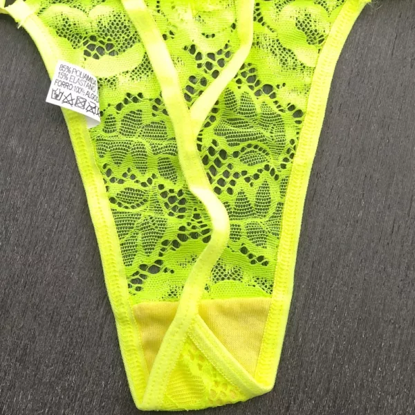 Calcinha Tanga em Renda Brinco de Pérola - Imagem 9
