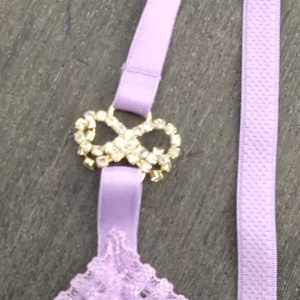 Conjunto sem Bojo em renda Laço Biju - Imagem 8
