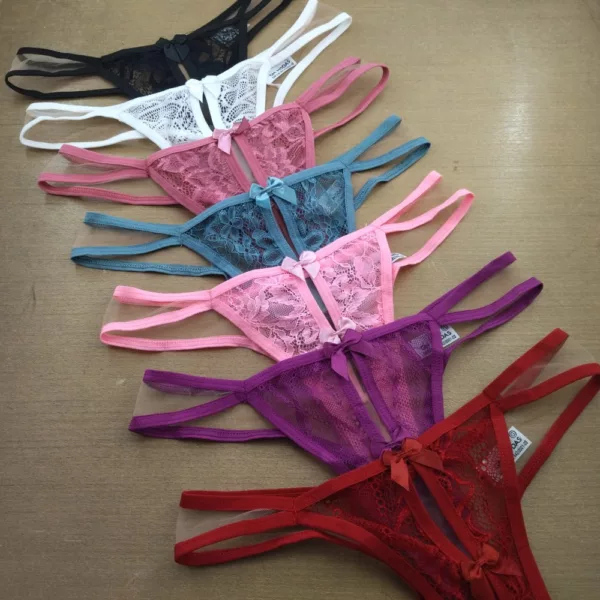 Tanga Sensual em Renda e Tule Julia - Imagem 3
