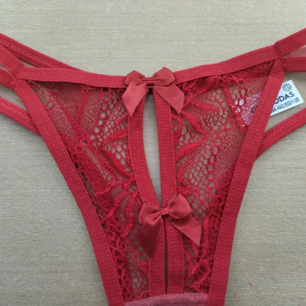 Tanga Sensual em Renda e Tule Julia - Imagem 6