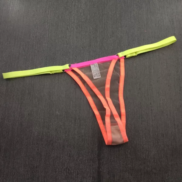 Tanga Tule Invisível Tricolor - Imagem 5
