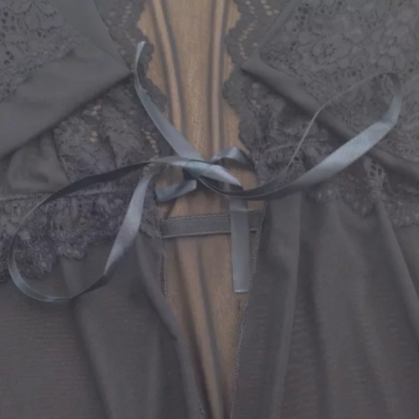 Robe em Tule e Renda com Amarração - Imagem 4