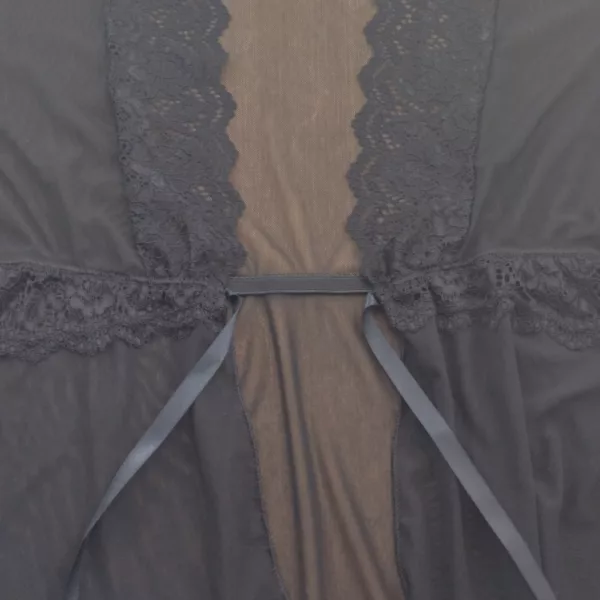 Robe em Tule e Renda com Amarração - Imagem 5