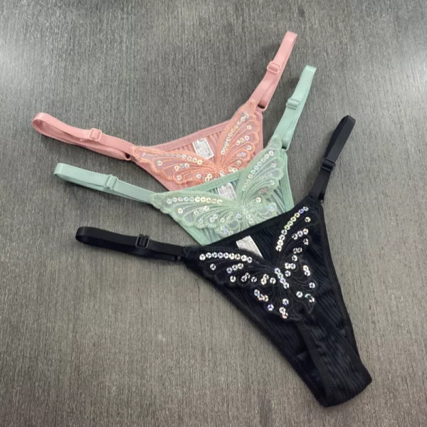 Tanga Borboleta Tecido Canelado - Imagem 7
