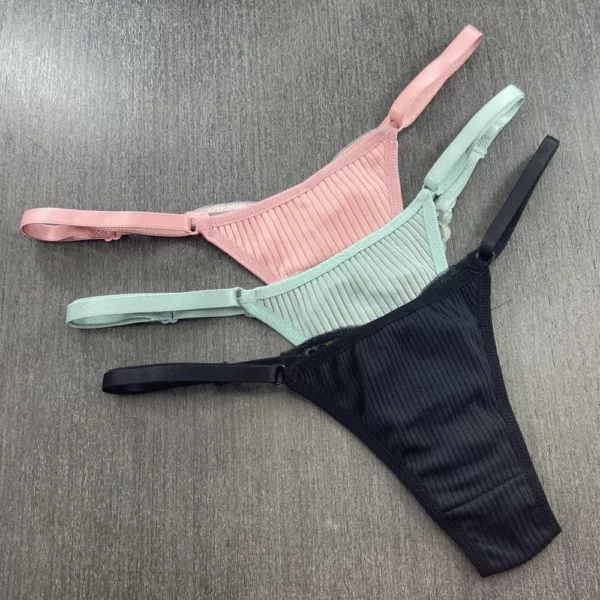 Tanga Borboleta Tecido Canelado - Imagem 8