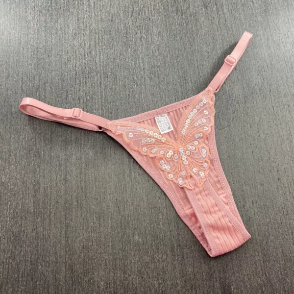 Tanga Borboleta Tecido Canelado - Imagem 9