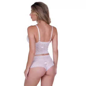 Conjunto Cropped em Renda Espera Marido LBR10059