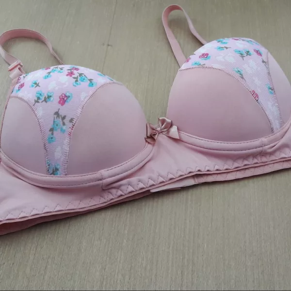 Conjunto com Bojo e Estampa Detalhes em Renda Betina - Imagem 6