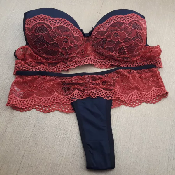 Conjunto com Bojo e Arco em Poliamida e Renda Felipa - Imagem 6