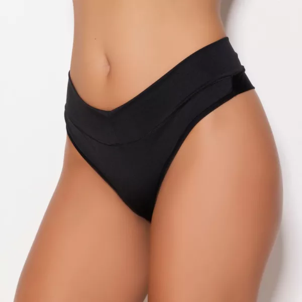 Tanga Fio Dental Cós Alto Duplo e Costas Dobrada - Imagem 5