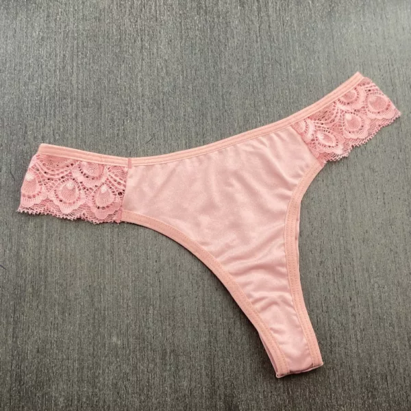 Tanga Fio Duplo Renda nas Laterais Natty - Imagem 8