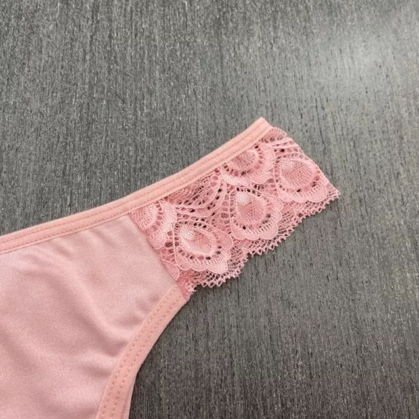 Tanga Fio Duplo Renda nas Laterais Natty - Imagem 9