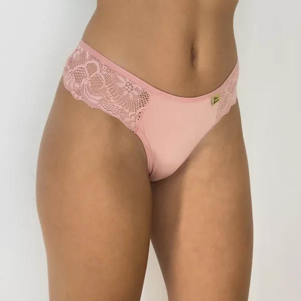 Calcinha Tanga em Renda nas Laterais Carla