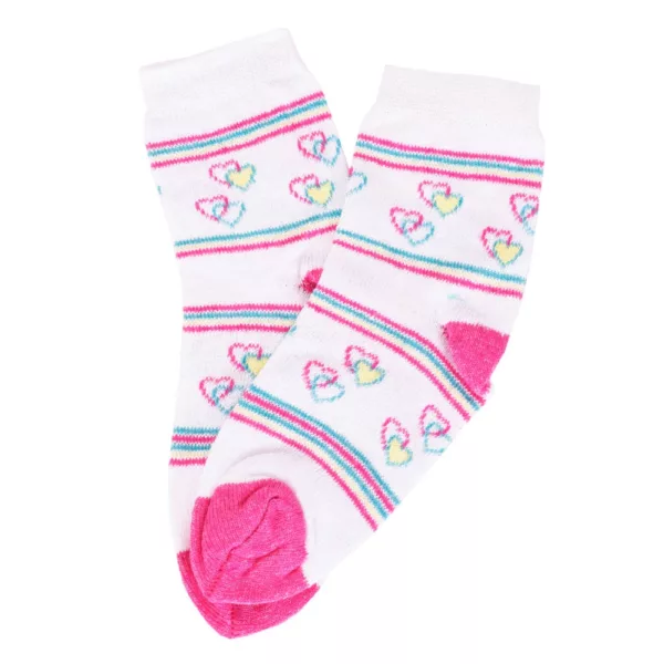 Kit com 3 Pares Meia Infantil Feminina - Imagem 2