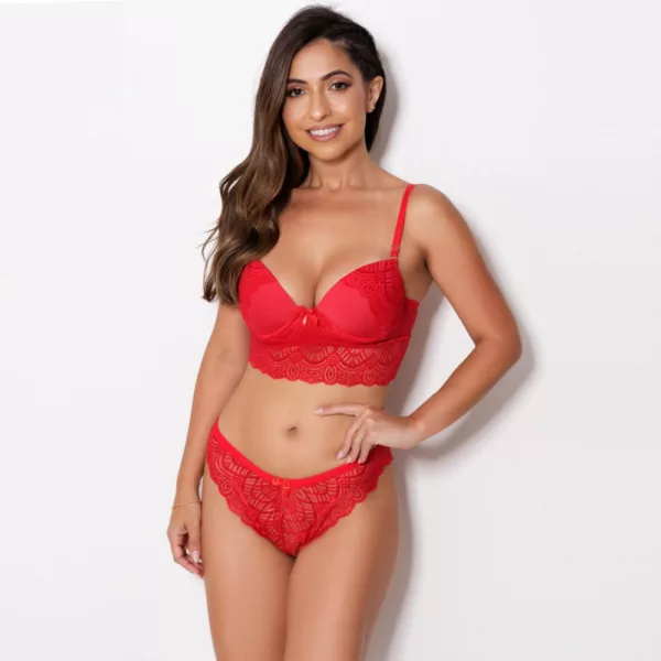 Conjunto Cropped Luxo em Renda - Imagem 5