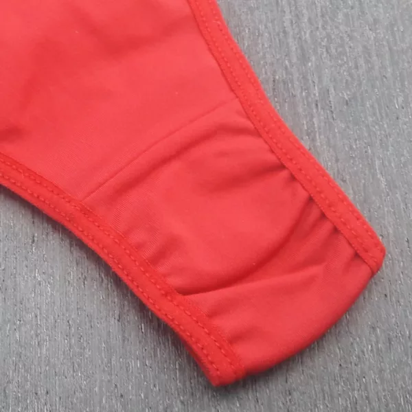 Tanga Fio e Cós Duplo Detalhe em Renda - Imagem 11
