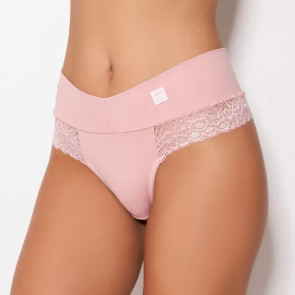 Tanga Fio e Cós Duplo Detalhe em Renda - Imagem 5