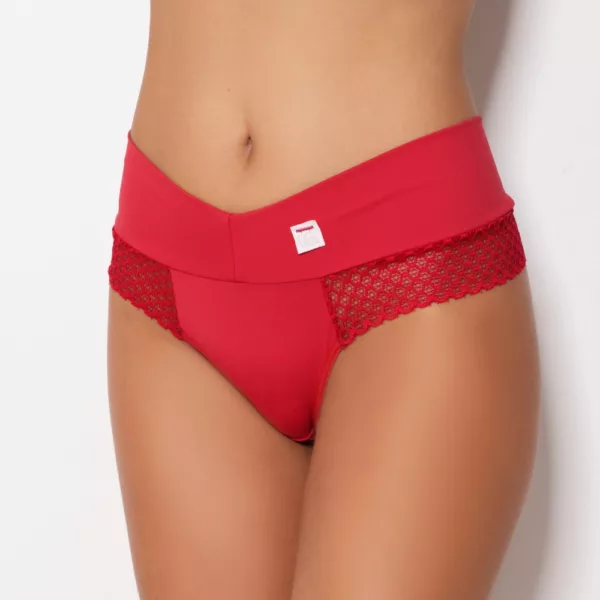 Tanga Fio e Cós Duplo Detalhe em Renda - Imagem 7