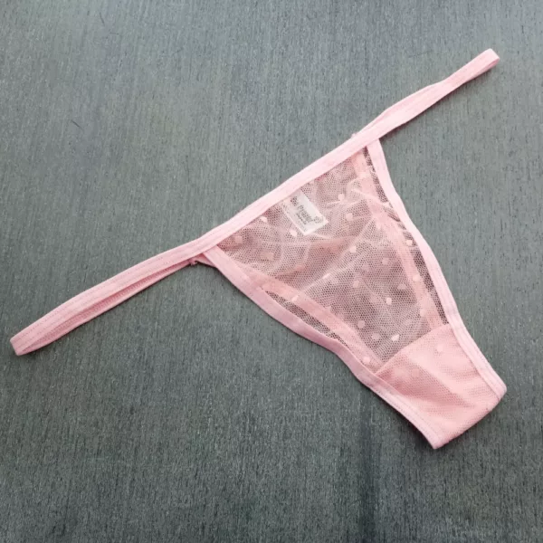 Camisola Sensual em Tule e Renda Decote Profundo Poá - Imagem 6